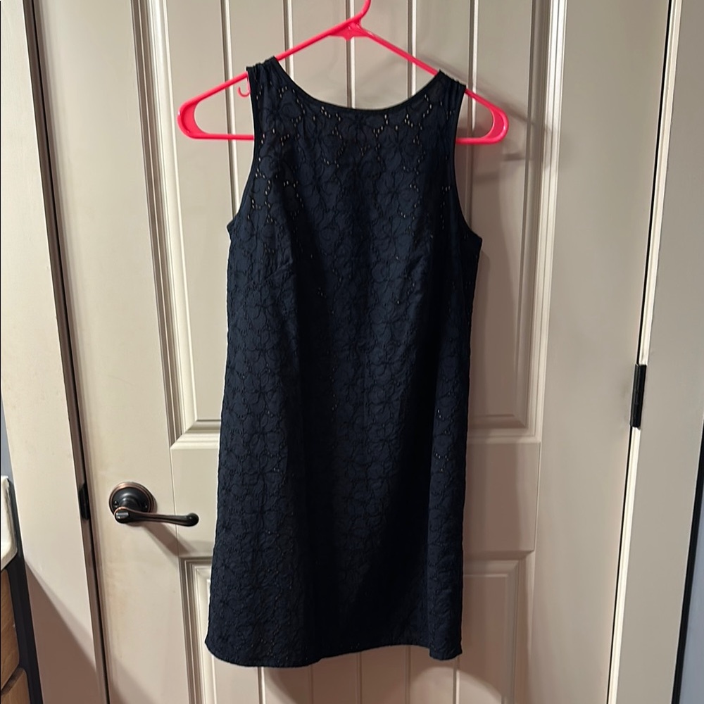 LOFT Black Asymmetrical Halter Sheath Dress